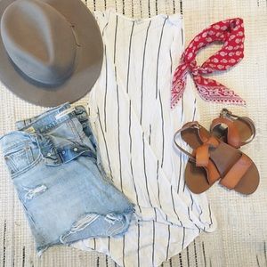 URBAN OUTFITTERS "silence and noise striped tank"